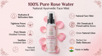 YUGA VEDA 100% Pure Rose Water – Your Daily Glow Guarantee | 100ml
