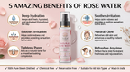 YUGA VEDA 100% Pure Rose Water – Your Daily Glow Guarantee | 100ml