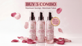 YUGA VEDA 100% Pure Rose Water – Your Daily Glow Guarantee | Buy 3 Combo Pack | 3 x 100ml